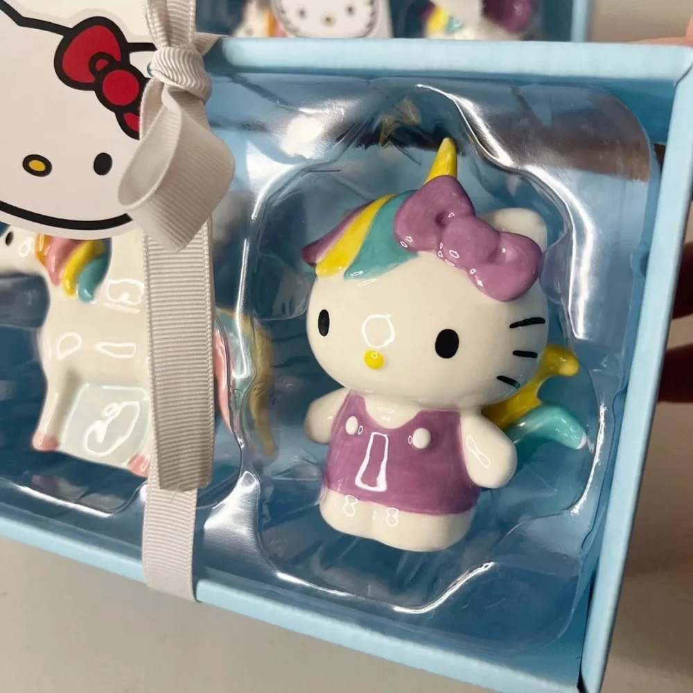 Hello Kitty Blue Sky Unicorn Salt & Pepper Shakers - Picture 3 of 7